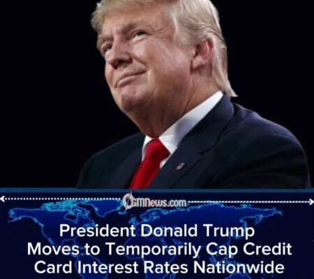 President Donald Trump Announces Emergency Credit Card Interest Rate Cap