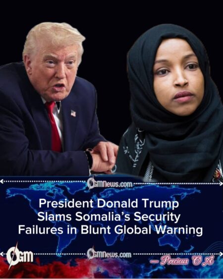 President Donald Trump Calls Out Somalia’s Record in Explosive Foreign Policy Remarks