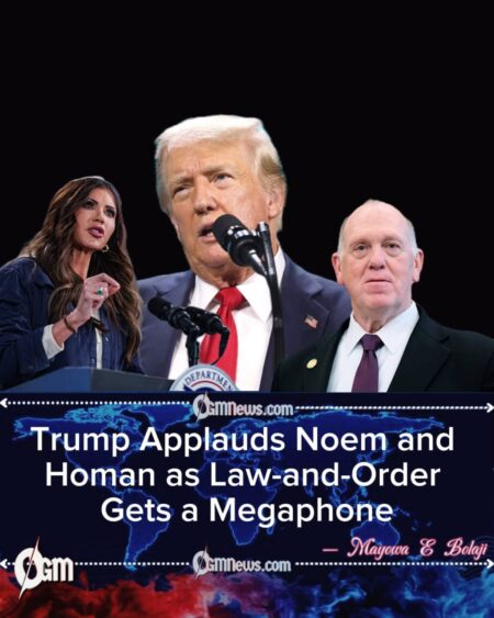 Donald Trump Crowns Noem and Homan the Sheriffs of America’s Border
