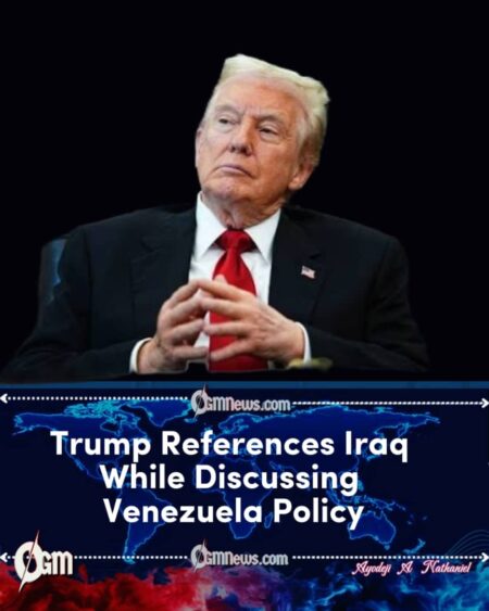 President Donald Trump Reopens Iraq Lessons While Addressing Venezuela