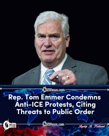 Emmer Condemns Anti-ICE Protests as Immigration Debate Intensifies