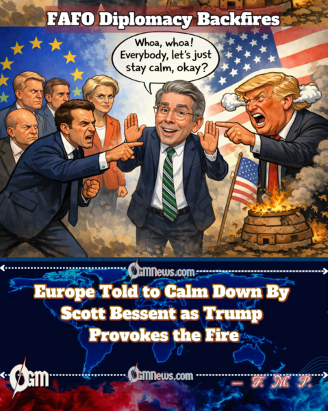 FAFO Diplomacy Scott Bessent Urges Europe to Stay Calm While Trump Escalates a Crisis of His Own Making