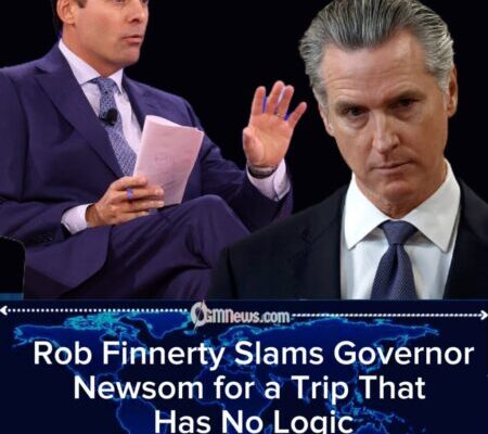 Rob Finnerty Blasts Gavin Newsom: “Doesn’t Make Any Sense Going to Davos