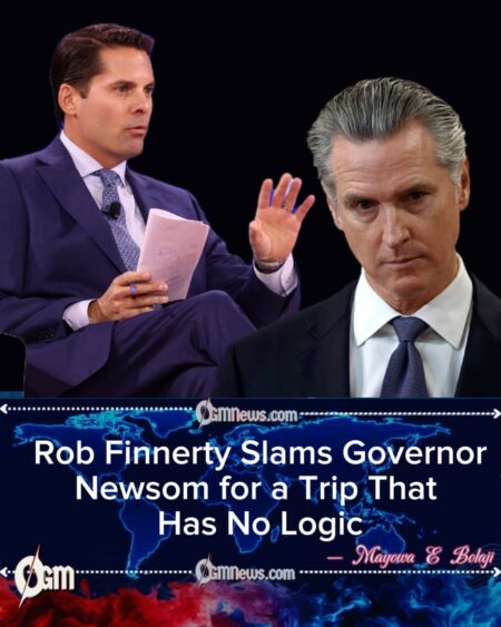 Rob Finnerty Blasts Gavin Newsom: “Doesn’t Make Any Sense Going to Davos