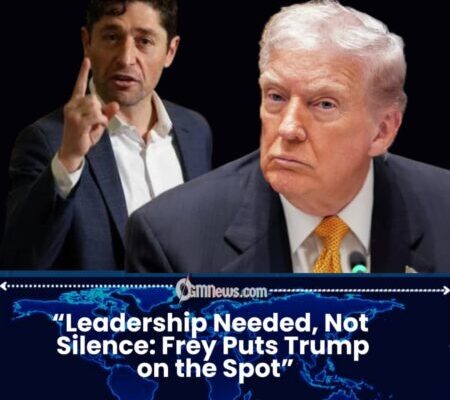 Frey Challenges Trump to Rise to the Moment as National Strains Grow