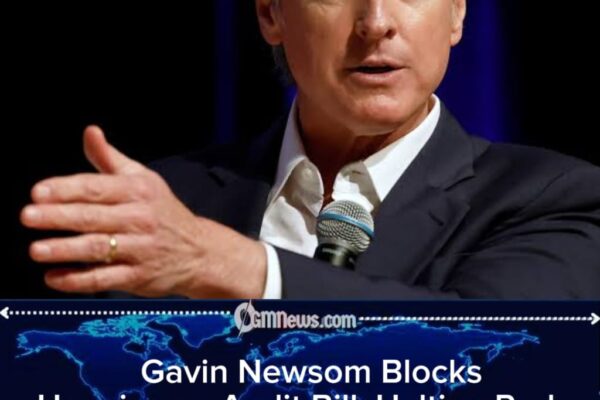 Gavin Newsom Rejects Unanimous Legislature on $20 Billion Audit Proposal