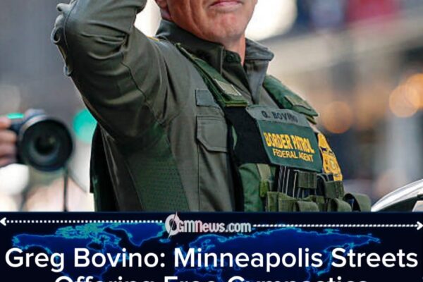 Border Patrol Chief Greg Bovino: Minneapolis Streets Treat Border Patrol Like Unwanted House Guests.