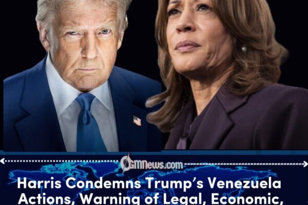 Harris Warns Trump’s Venezuela Strategy Risks Chaos and Legal Fallout
