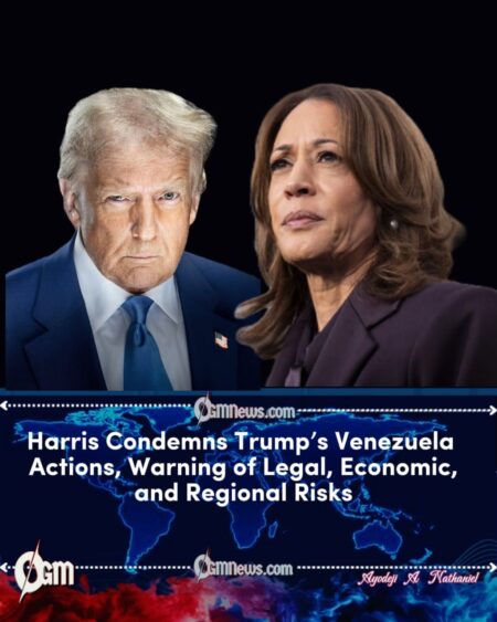 Harris Warns Trump’s Venezuela Strategy Risks Chaos and Legal Fallout