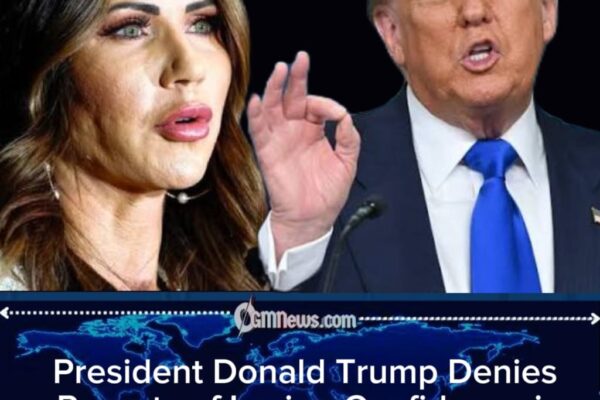 President Donald Trump Rejects Media Speculation Over DHS Leadership