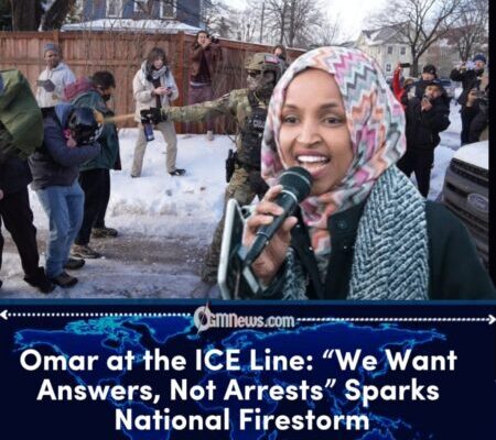Ilhan Omar Speaks at Minneapolis Protest Over ICE Shooting
