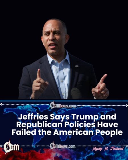 Jeffries Delivers Sharp Verdict on Trump and GOP Governance