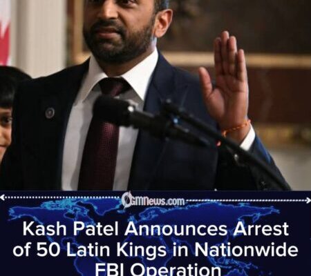 Kash Patel’s FBI Ends the Latin Kings’ Reign—50 Arrested, Millions Lost