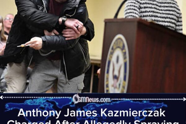 Anthony James Kazmierczak Charged After Alleged “Salad Dressing” Attack on Congress