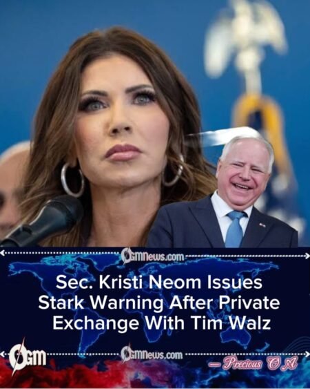 Sec. Kristi Noem Ignites Fierce National Debate After Revealing Secret Governor Meeting