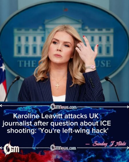 Leavitt Clashes With UK Journalist Over ICE Shooting as Insurrection Act Debate Intensifies