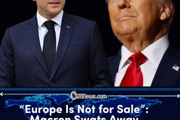 Macron Says Europe Will Not Yield to Trump’s Tariff Pressure