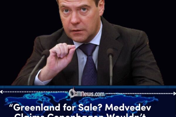 Medvedev Comments on Hypothetical U.S. Annexation of Greenland
