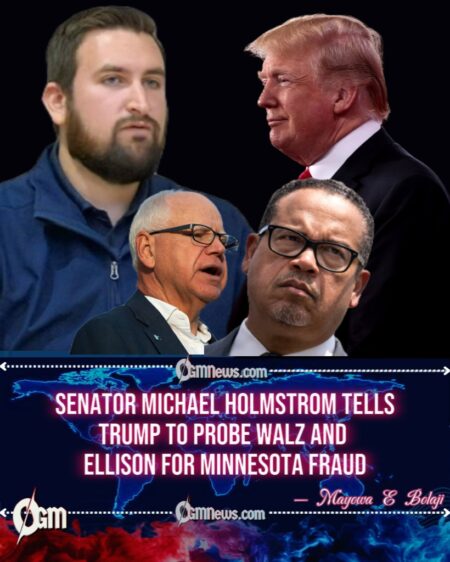 Senator Michael Holmstrom Pulls the Fire Alarm: “Let Washington Investigate Minnesota: Walz and Ellison in Trouble