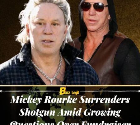 Mickey Rourke Turns Over Shotgun to Authorities as GoFundMe Controversy Deepens