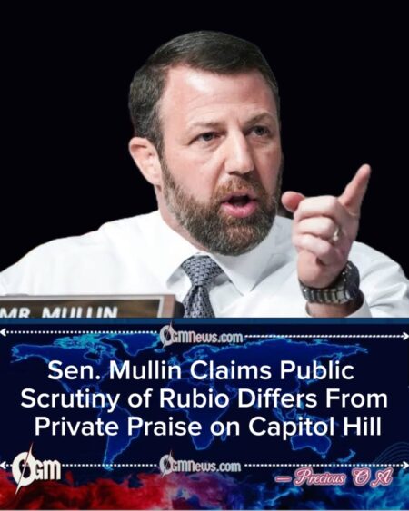 Sen. Mullin Says Lawmakers Privately Commended Rubio After Contentious Hearing