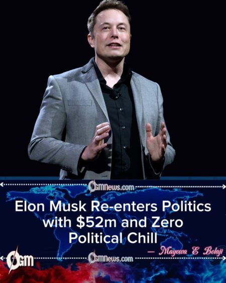 Elon Musk Drops $52m on GOP Politics Like It’s a Startup Seed Round