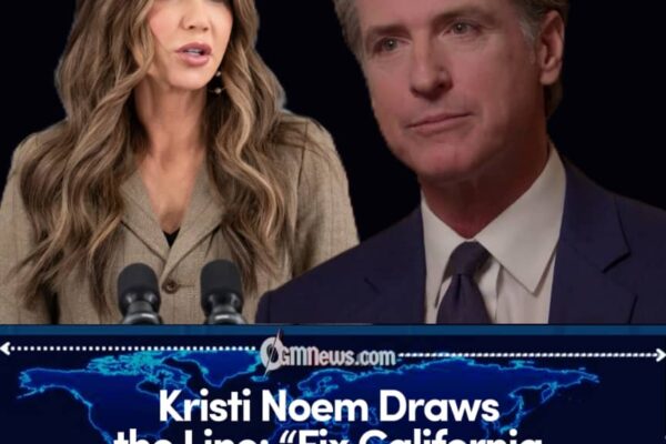 Noem Issues Warning to Governor Newsom Over Fraud Allegations