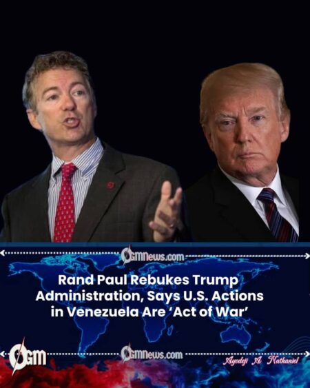 Paul to Trump: If You Blockade It and Seize It, It’s WAR – Not Just PR