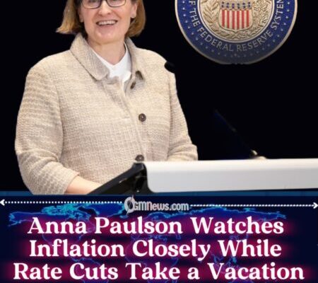 Fed. President Anna Paulson Says Fed Is Pausing to Review Last Year’s Rate Cuts