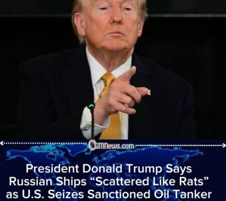 President Donald Trump Declares Victory After U.S. Seizes Sanctioned Oil Tanker Despite Russian Presence