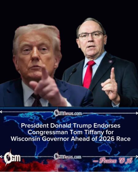 President Donald Trump Signals Early 2026 Strategy With Endorsement of Tom Tiffany for Governor