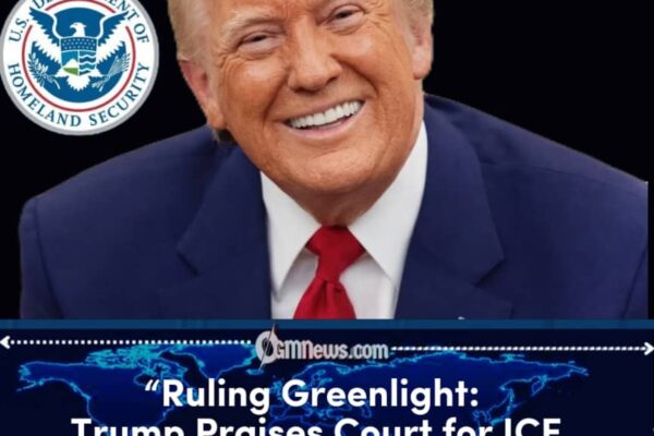 “President Donald Trump Praises Court Ruling Allowing ICE to Keep Operating in Minnesota”