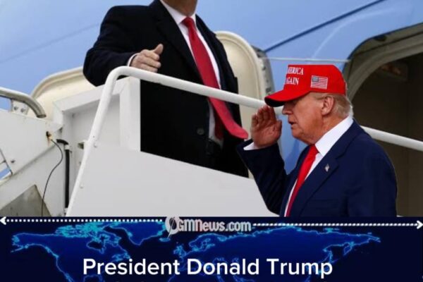 President Donald Trump Safely Lands in the U.S., Resuming Duties at Home