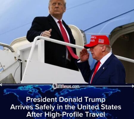 President Donald Trump Safely Lands in the U.S., Resuming Duties at Home