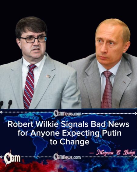 Robert Wilkie Says Waiting for Putin to Compromise Is a Waste of Time