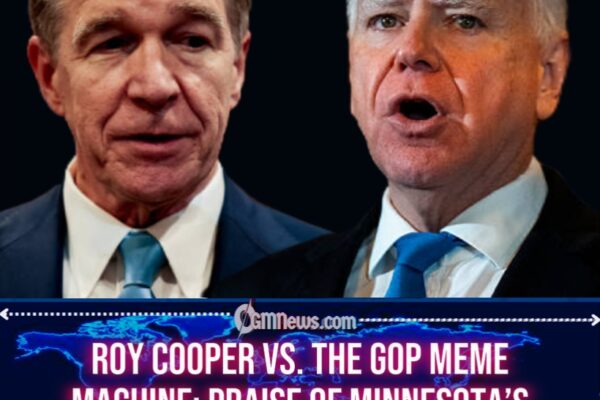 Roy Cooper vs. North Carolina GOP: Praise of Walz Ignites Political Fight