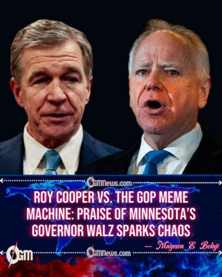 Roy Cooper vs. North Carolina GOP: Praise of Walz Ignites Political Fight