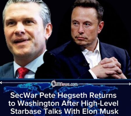 SecWar Pete Hegseth Leaves Texas Following Closed-Door Starbase Summit With Musk