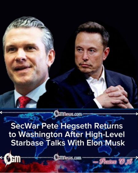 SecWar Pete Hegseth Leaves Texas Following Closed-Door Starbase Summit With Musk
