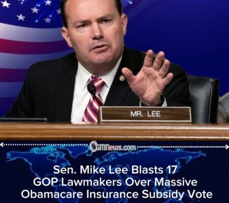 Sen. Mike Lee Sounds the Alarm as GOP Breaks Ranks on Obamacare Spending