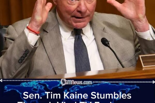 Sen. Tim Kaine Draws Massive Online Reaction Following Uncomfortable National TV Moment