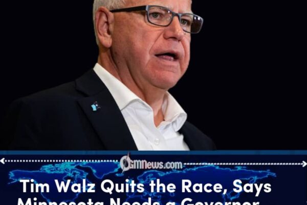Tim Walz Withdraws, Saying Public Duty Must Come Before Political Ambition