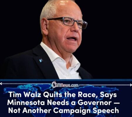 Tim Walz Withdraws, Saying Public Duty Must Come Before Political Ambition