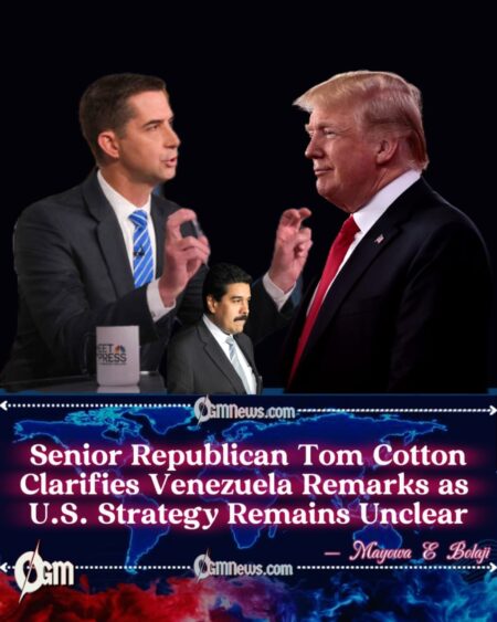 Senior Republican Tom Cotton’s Stunning Reversal: From “We’ll Run Venezuela” to “Let’s Not Get Ahead of Ourselves”