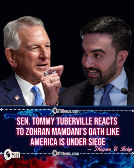 Sen. Tommy Tuberville Turns Zohran Mamdani’s Swearing-In into a National Security Alert