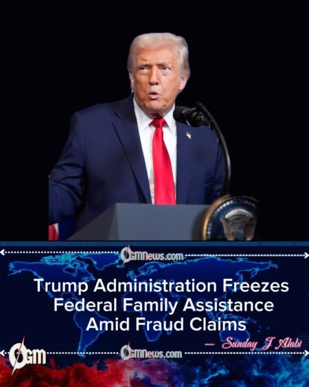 Trump Administration Freezes Over $10bn in Childcare and Family Assistance Funds to Five Democrat-Led States