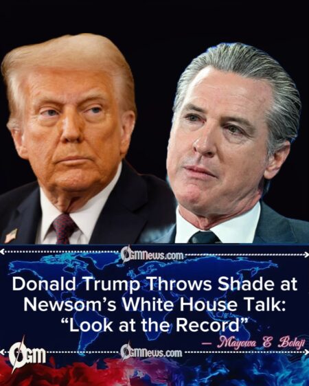 Donald Trump Says He’s “Amazed” Newsom Thinks California Is a White House Recommendation