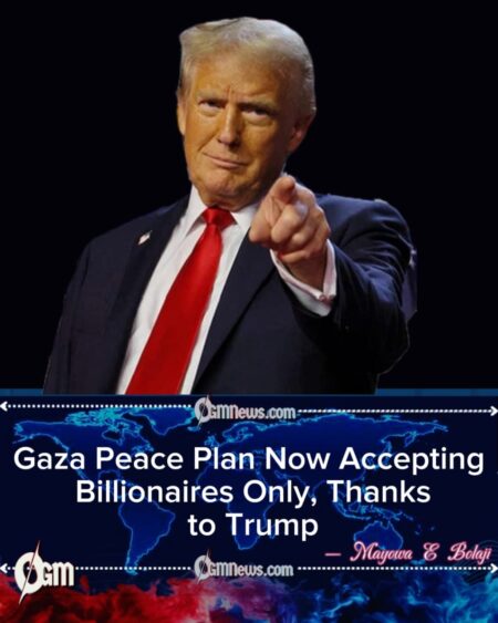 Donald Trump Turns Gaza into “VIP Club”: $1 Billion Entry Fee Required