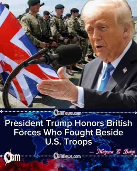 President Trump Declares U.S.–U.K. Alliance “Unbreakable” While Praising British Troops