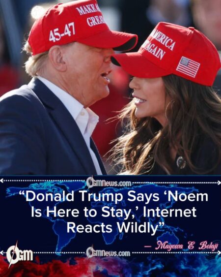 Donald Trump Declares Noem Safe, Twitter Immediately Responds